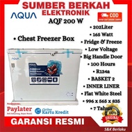 AQUA Chest Freezer / Box Freezer 200 Liter 165watt AQF-200 PROMO