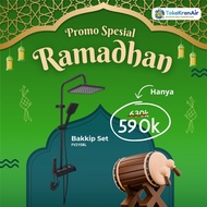 Fiorentino FV215 Digital Led Temperature Hand Wall Shower Hot Cold Water Pole Set