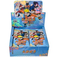 KAYOU Original Naruto Cards Uzumaki Sasuke Ninja Game Collection Rare Cards Box Flash Cards Toys For