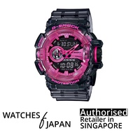 [Watches Of Japan] G-SHOCK ANALOG-DIGITAL SEMI-TRANSPARENT GA-400 SERIES WATCH GA-400SK-1A4DR