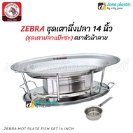 ZEBRA Hot Plate Fish Set 14 Inch