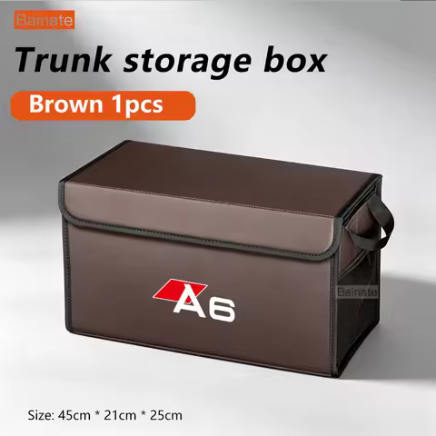 Car Trunk Storage Box, For AUDI A6 C5 C6 C7 C8 C9 1994-2025 Portable Foldable Large-Capacity Car Org