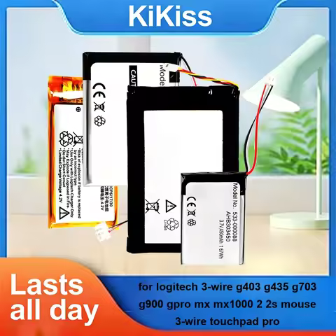 533-000130 533-000088 L-LB2 Battery For Logitech 3-Wire G403 G435 G703 G900 Gpro MX MX1000 2 2S Mous