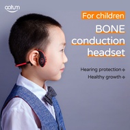 Children Bone Conduction Earphone Wireless Bluetooth Not In Ears Headset Protect Hearing Student Headphone MP3 With 16G Memory