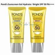 Ponds Sunscreen Gel Hydrate / Bright SPF 50 PA++++ 25gr