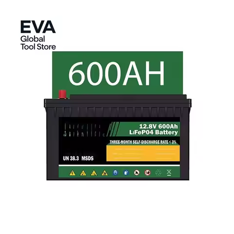 OEM LiFePo4 Battery with 12V 24V 50Ah 100Ah 200Ah 300Ah 400Ah 460Ah 600Ah IP65 Waterproof Rechargeab