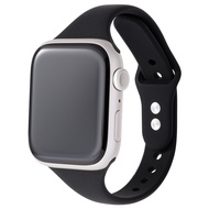 GRAMAS Apple Watch 42/44/45mm仕女矽膠錶帶/ 黑