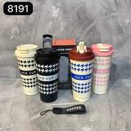 2-in-1 Stainless Steel Tumbler Mug 530ml Heat and Cold Resistant Lucky Cup Tumbler/ Stainless Steel 