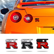 GTR Bumper Stickers Suitable for GTR Modified 3D Personality Metal GTR Car Logo Car Rear Sticker Tru