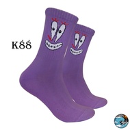 UNGU Oldschool Socks - Mr. Brown Purple Character Socks - Morph.Apparel - K88
