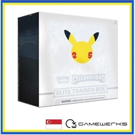 TCG Pokemon 25th Anniversary Celebrations Elite Trainer Box ETB Factory Sealed