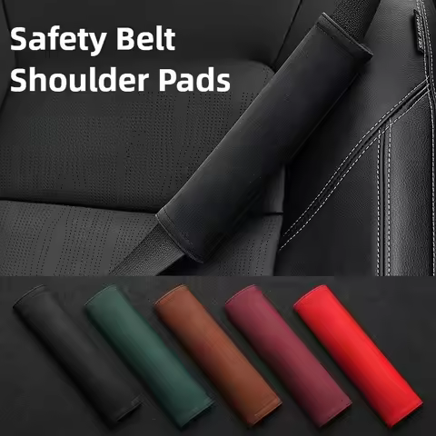 Car seat belt cover shoulder protector suede for M Performance E46 E90 E60 F10 F20 F30 E36 M1 M2 M3 