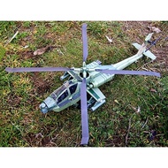 DIY paper models 1:33 Paper Model American AH-64A Apache Longbow Helicopter Helicopter Paper Model A