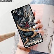 Soft Case Glass Xiaomi Redmi 5A Case Glass Kaca Fashion Dragon Aesthetic Keren [ Beli Case ] Pelindung HP  Cassing Xiaomi Redmi 5A - Bisa Bayar Ditempat ( COD )