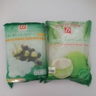 BUAH TAR / COCONUT GEL IN SYRUP TODDY PALM SHAPED 1KG