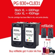 PG 830 CL 831 ink PG 830XL CL 831XL black PG830XL CL831XL refillable ink cartridge compatible for MP