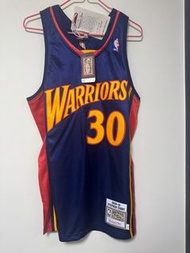 Stephen Curry M&N AU Jersey (BNWT) Golden State Warriors 史提芬 居里 新人年 球員版 球衣