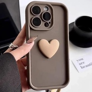 For Redmi A3 A4 14C Turbo 4 Note 14 Pro Plus 4G 5G 3D Love Heart Soft Silicone Phone Case Camera Len