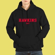 HAWKINS 霍金斯 怪奇物語 衣服 帽T 厚 童裝 衣服 長袖 冬天 黑