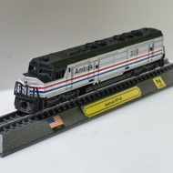 N Scale American Internal Combustion Train Model Amtrak FP-451/160 Scale Static Model Ornament Colle