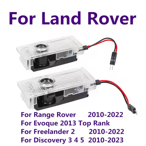 LED Car Door Welcome Light Shadow Courtesy Lamp Accessory For Land Rover Discovery 3 4 5 Range Rover