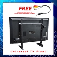 FREE 3.5mm Aux Male Stereo to 3 RCA Female 1pcs - Universal LCD LED TV Stand desktop stand 37inch - 