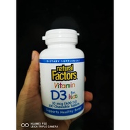 Vitamin D3 For Kids by Natural Factors.
