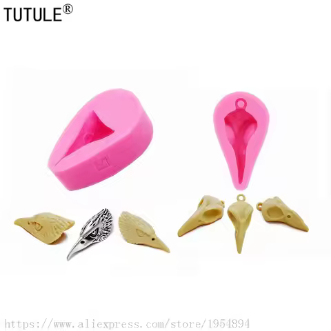 Eagle Head Silicone Mould,Spiritual Polymer Clay Food Safe-Eagle Mold,Silicone Mold,Cake,Candy,Jewel