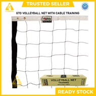 GTO Volleyball TRAINING Net with & without cable ORIGINAL GTO NET