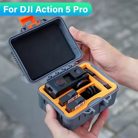 Portable Storage Box For DJI Osmo Action 5Pro/Action 4 Waterproof Carrying Case For DJI Action 3 Spo
