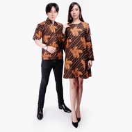Couple Batik Dawimie Women's Batik Tunic and Men's Batik Shirt