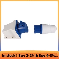 16 Amp 3 Pin Embedded Connection Waterproof Plug Socket
