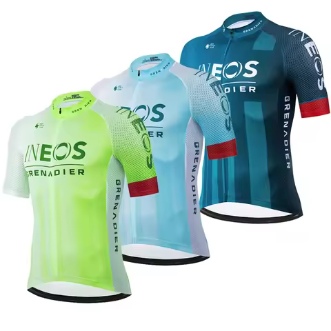 Cycling Jersey Ineos Summer Anti-UV Cycling Jersey Set Breathable Racing Sport Mtb Bicycle Jerseys B