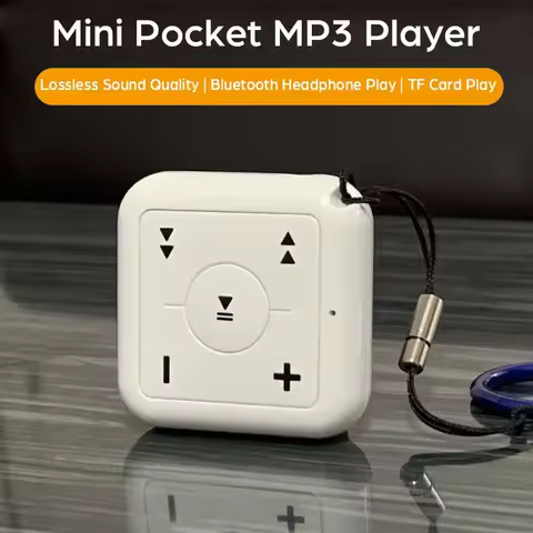 Mini Pocket Bluetooth 5.3 MP3 Player Wireless HIFI Lossless Sports Walkman TF Card MP3 Music Player