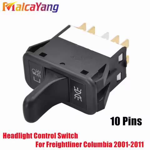 Car Accessories For Freightliner Columbia 2001-2011 Columbia Headlight Control Switch Button Replace