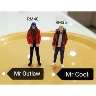 1/64 Mr Outlaw and Mr Cool Diorama Figure