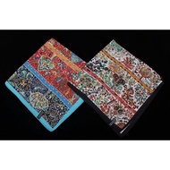 Square scarf with many patterns. (Size 53x53)