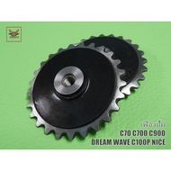 HONDA C70 C700 C900 DREAM WAVE C100P NICE -- UMP GEAR SET PAIR // Pump (Width 5.5 Cm.) (Length 5.5 (