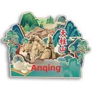 XIANXINGREN | Anhui Tourist Souvenir Wooden Refrigerator Magnets
