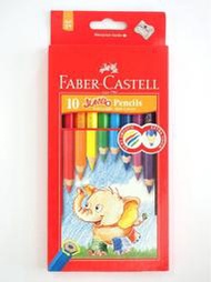 【汶采筆莊】FABER 輝伯大六角粗筆蕊油性色鉛筆-10色
