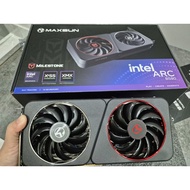 [GENUINE] INTEL ARC B580 MAXSUN Milestone VGA MONITOR CARD 12GB, 36T warranty