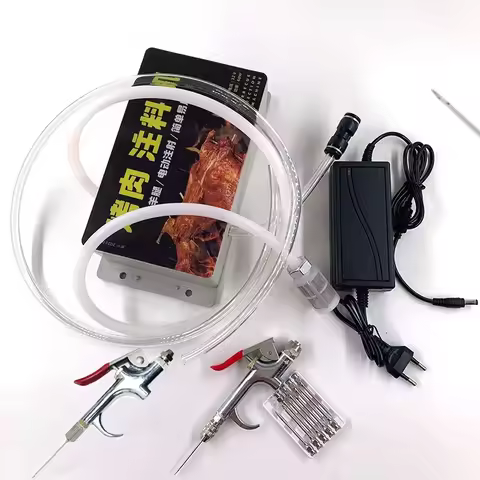 100-240V Electric Salt Injection Pump Meat Pickling Injector Cured Meat Marinade Seasoning Injection