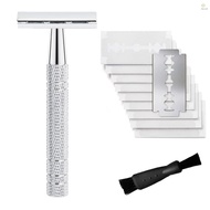 Safety Razor Manual Shaving Razor Long Handle Traditional Razor