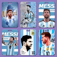 Soccer Stars Messi Kids Lanyard Card Holder Mrt Card Holder For Boys Lanyard Card Holder Waterproof Studens Card Cover