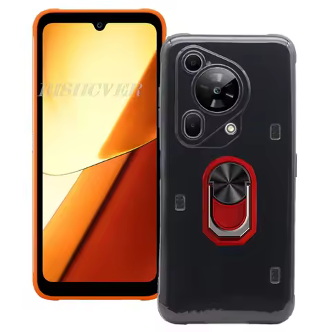 For FOSSiBOT F112 Pro 6.88" 2025 FOSSiBOTF112 Pro Back Ring Holder Bracket Phone Case Smartphone TPU