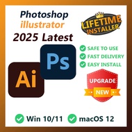 Adobe Photoshop Illustrator 2025 Windows/MacOS Fast Response Lastest