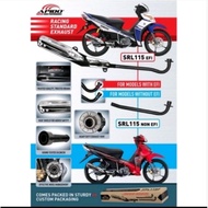 APIDO EXHAUST MUFFLER EXZOS STD CUTTING 25MM SRL115 LAGENDA 115 FI SRL110 Z/ZR