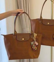 100% original longchamp official store Cognac Nylon Bag L1899 large / L2605 / L1621 medium Tote Bags