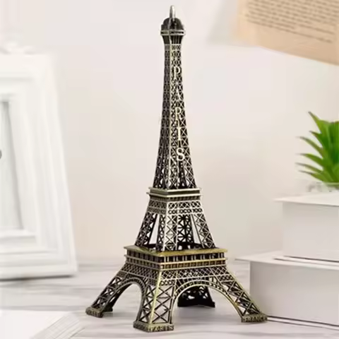 1pc Eiffel Tower Paris Model Iron Eiffel Tower Statue Architectural Craft Ideal Gift Perfect for Liv