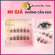 False Eyelashes, Fiber Split False Eyelashes, Natural False Eyelashes, Self-Adhesive False Eyelashes